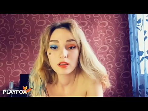 ❤️ د جادو مجازی حقیقت شیشې ماته د هارلي کوین سره جنسیت راکړ ❤❌ په موږ